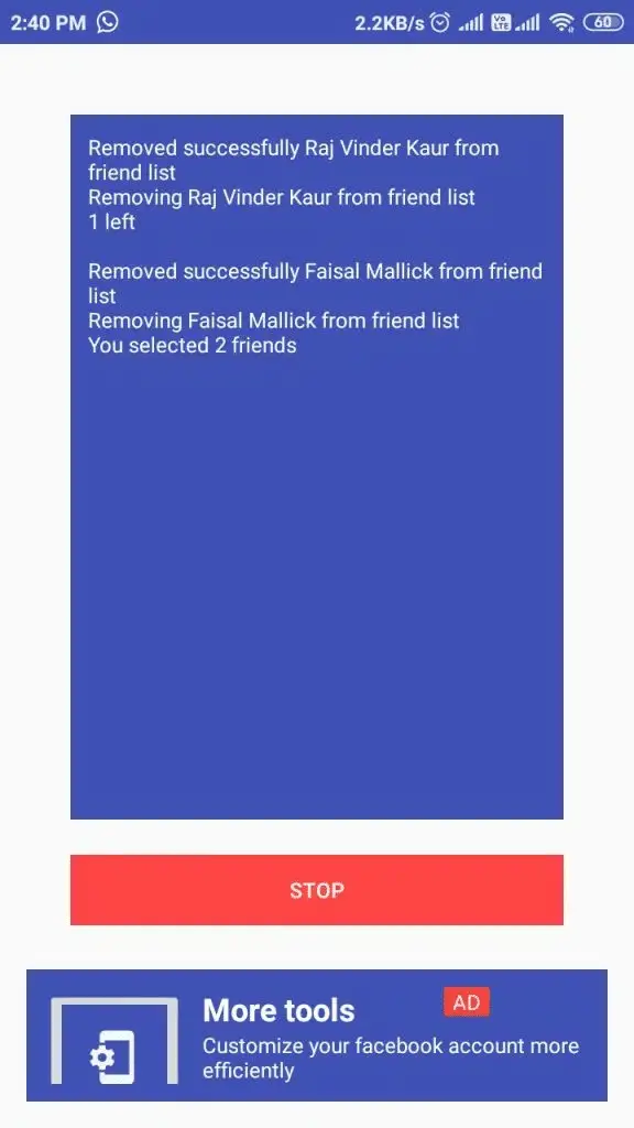 Mass Friends Deleter - Friends Remover for Google Chrome