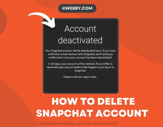 How to Delete Snapchat Account in a Few Taps