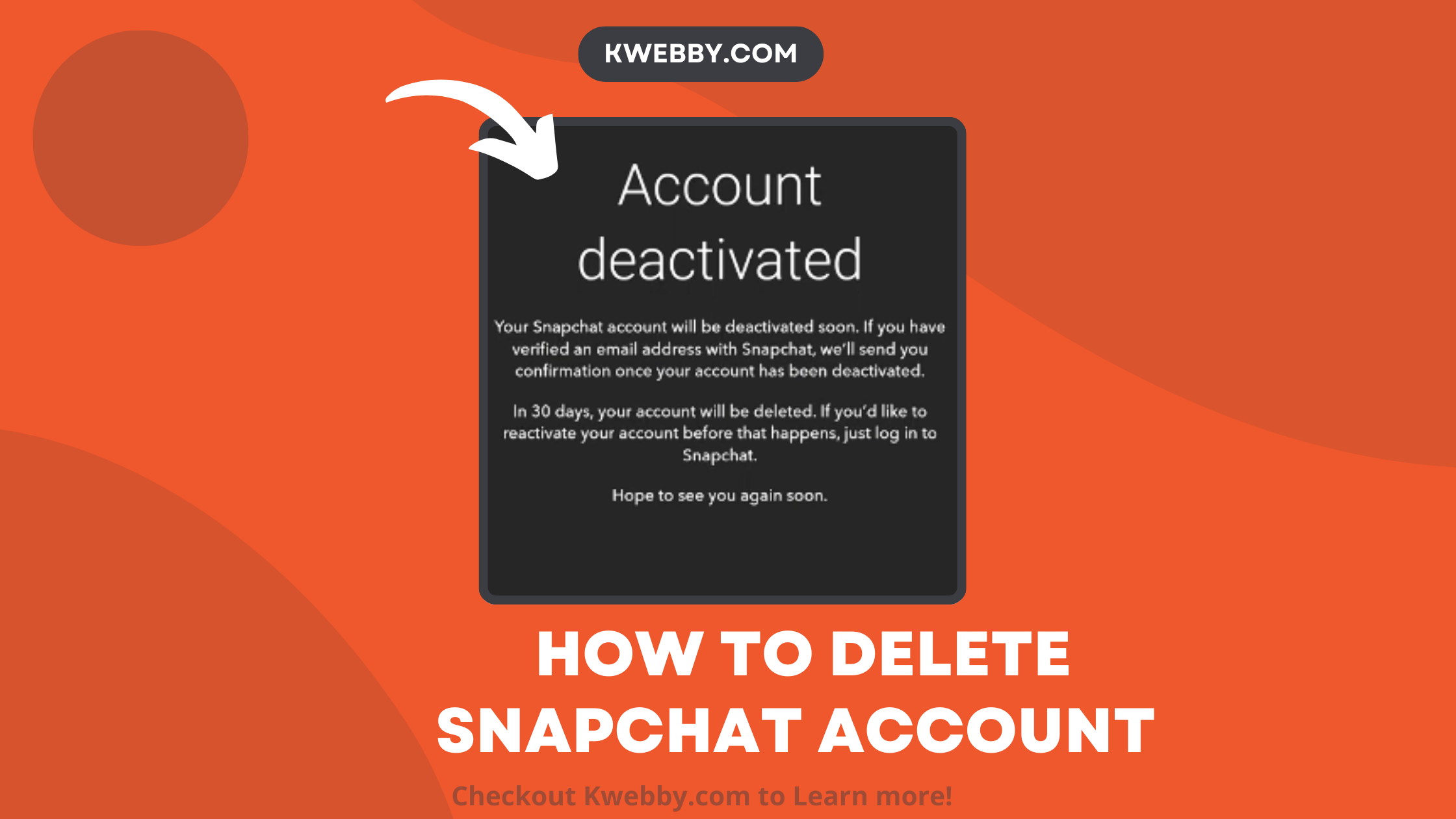 How to Delete Snapchat Account in a Few Taps