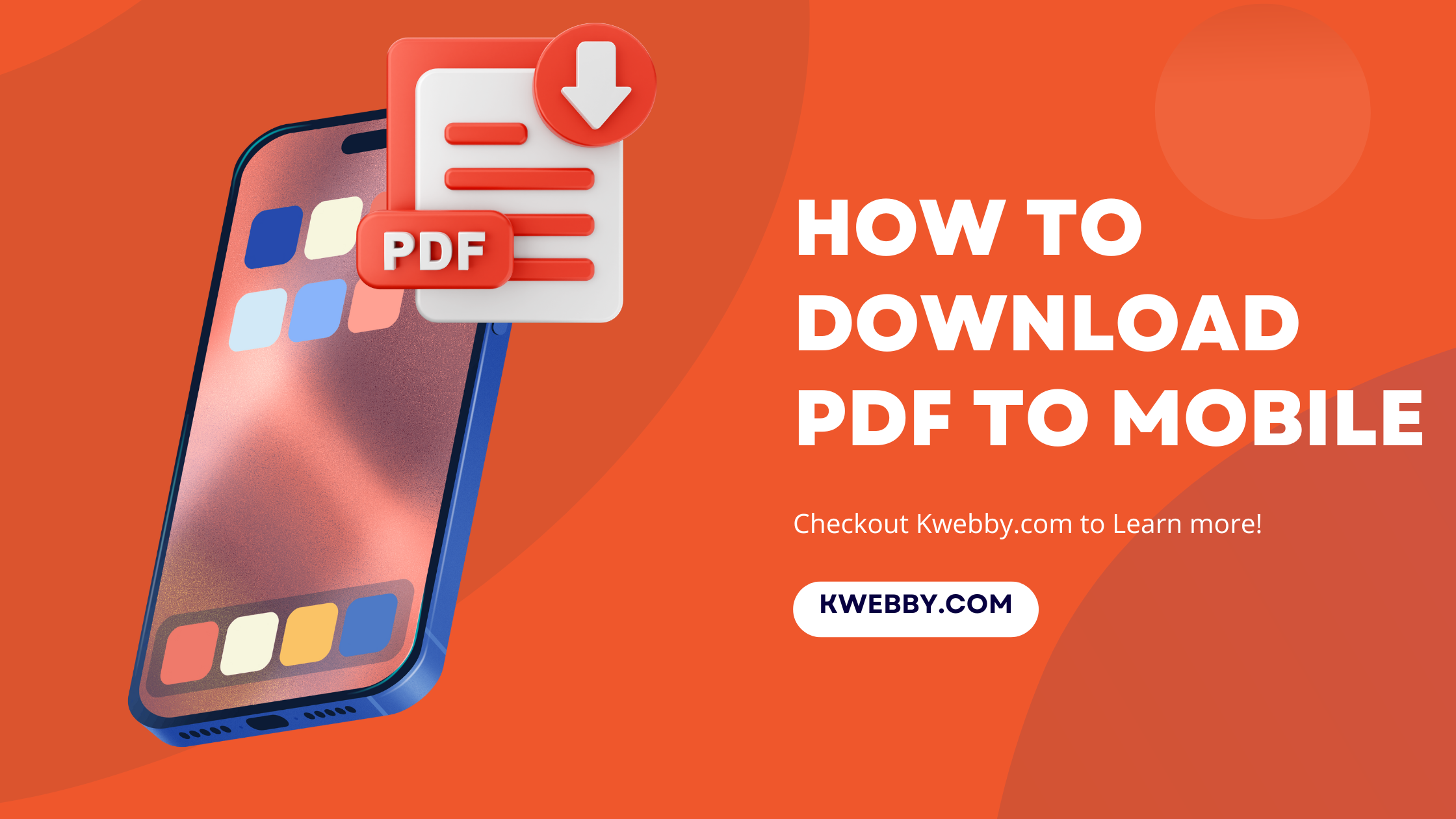 How to download PDF to mobile