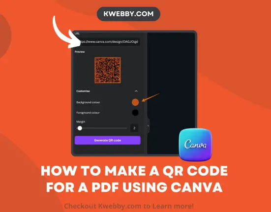 How to make a QR Code for a PDF Using Canva